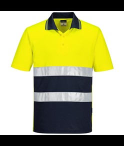 Polo a contrasto ad alta visibilità Portwest S175
