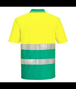 Polo a contrasto ad alta visibilità Portwest S175