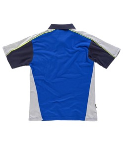 Polo combinata tre colori Workteam