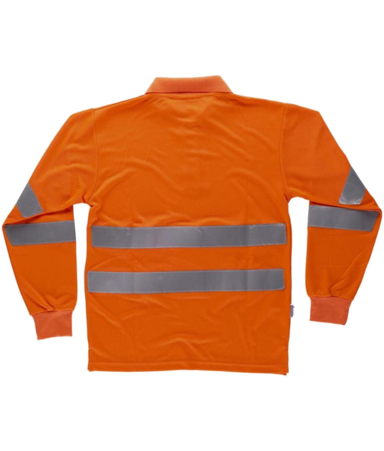 Polo manica lunga alta visibilità Workteam