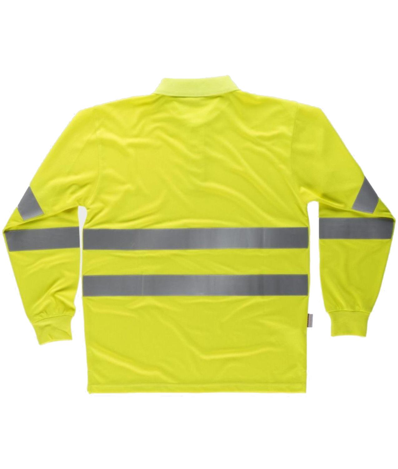 Polo manica lunga alta visibilità Workteam