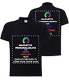 Polo personalizzata con stampa fronte e schiena
