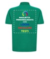 Polo personalizzata con stampa sul retro