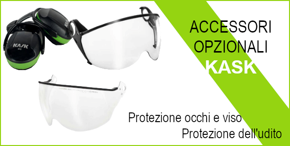 Cuffie antirumore, occhiali protettivi e accessori Kask