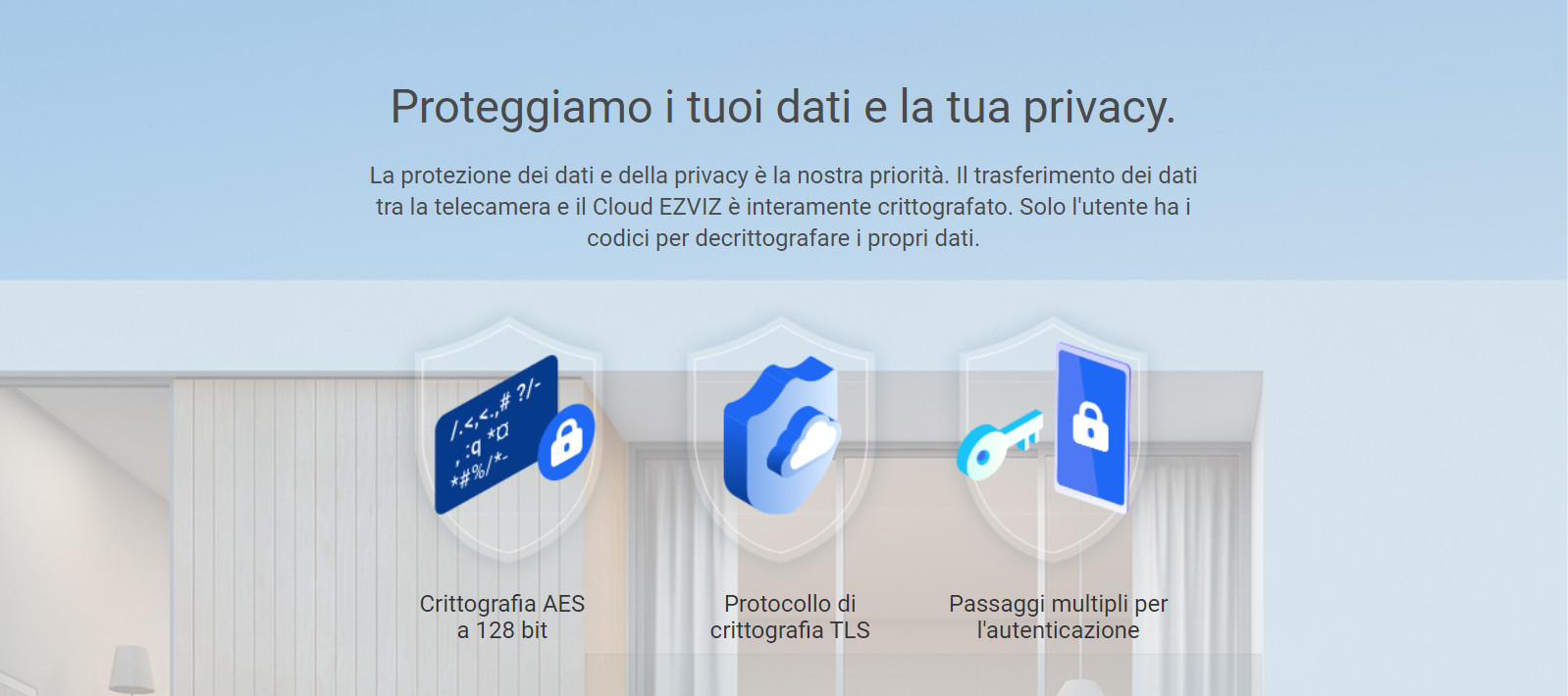 dettaglio telecamera c8c privacy