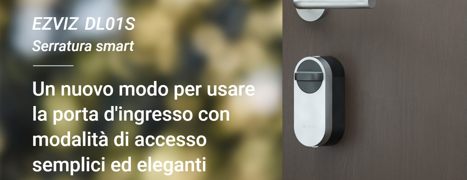 dettaglio serratura smart porta