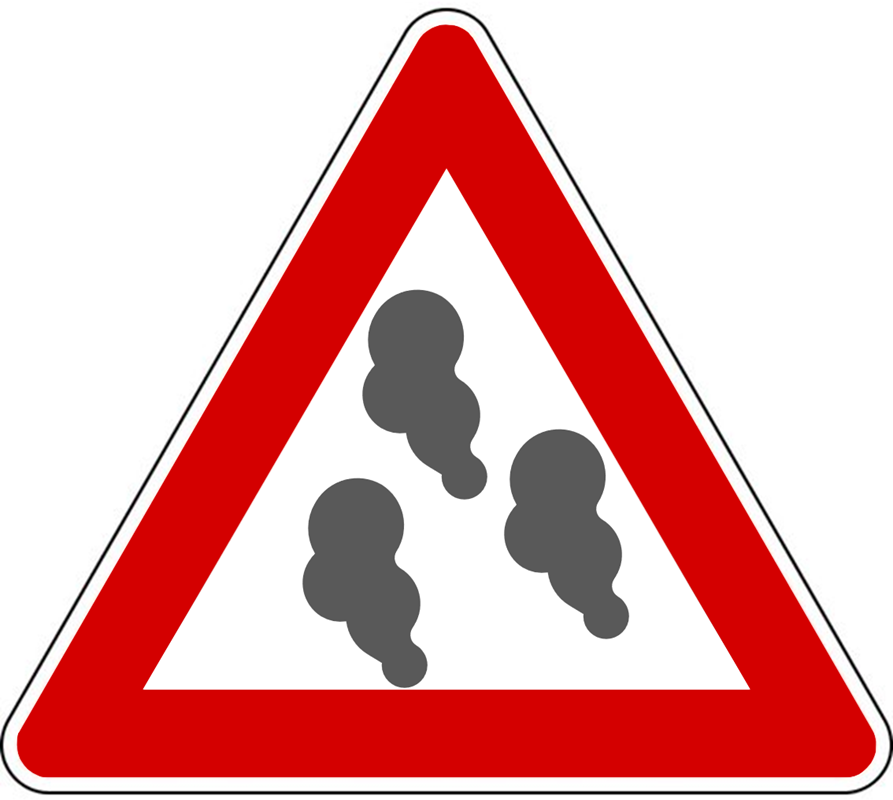 Avviso Gas Tossici nell'ambiente