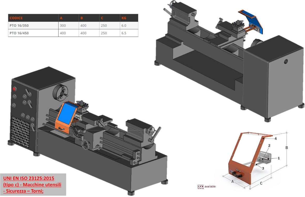 disegno tecnico PTO16