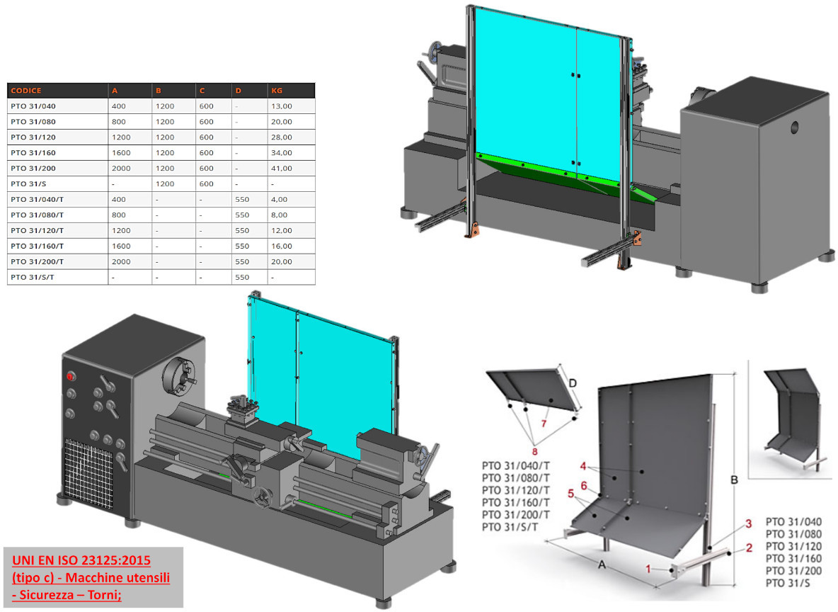 disegno tecnico PTO31