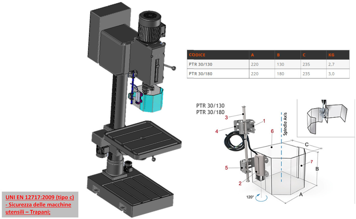 disegno tecnico PTR30