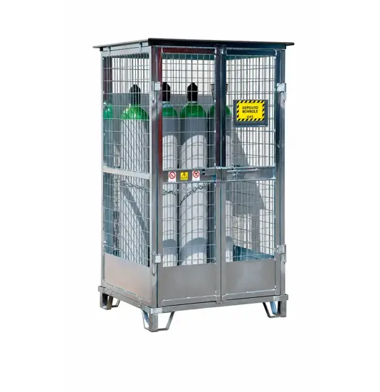 Armadio deposito per bombole gas compressi ABC STORAGE