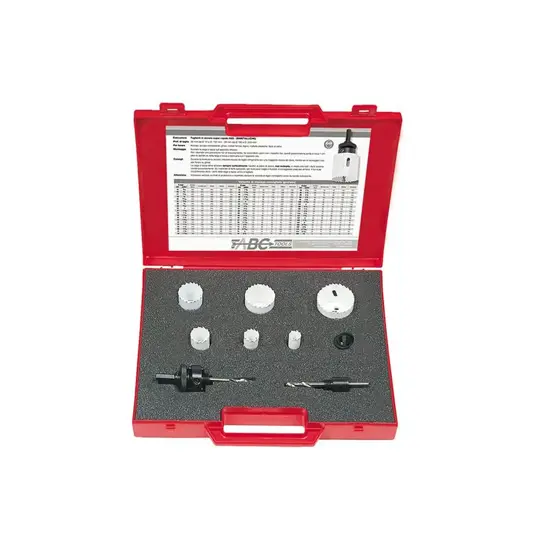 Assortimenti di seghe a tazza ed accessori ABC TOOLS