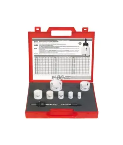 Assortimenti di seghe a tazza ed accessori ABC TOOLS