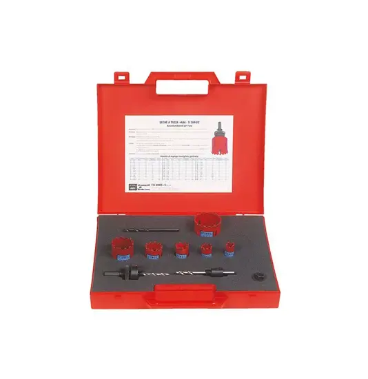 Assortimenti di seghe a tazza ed accessori ABC TOOLS