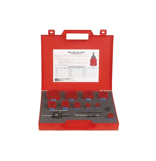 Assortimenti di seghe a tazza ed accessori ABC TOOLS