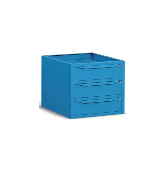 Banchi da lavoro ad altezza regolabile con piano in legno ABC STORAGE