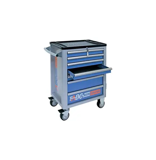 Carrello DRIVER con alloggiamenti completi di utensili ABC TOOLS