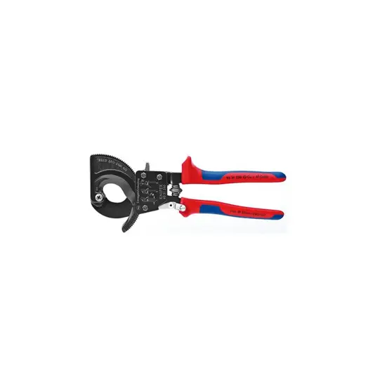 Cesoie a cremagliera per cavi elettrici Knipex