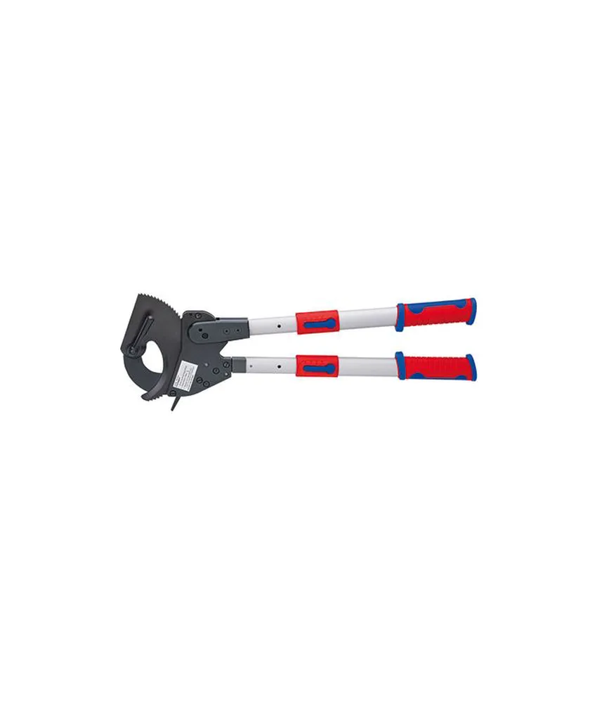 Cesoie a cremagliera per cavi elettrici Knipex