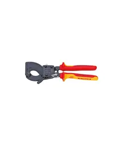 Cesoie a cremagliera per cavi elettrici Knipex
