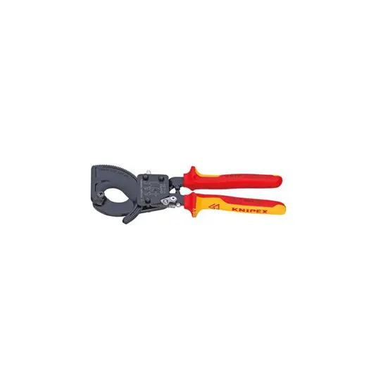 Cesoie a cremagliera per cavi elettrici Knipex