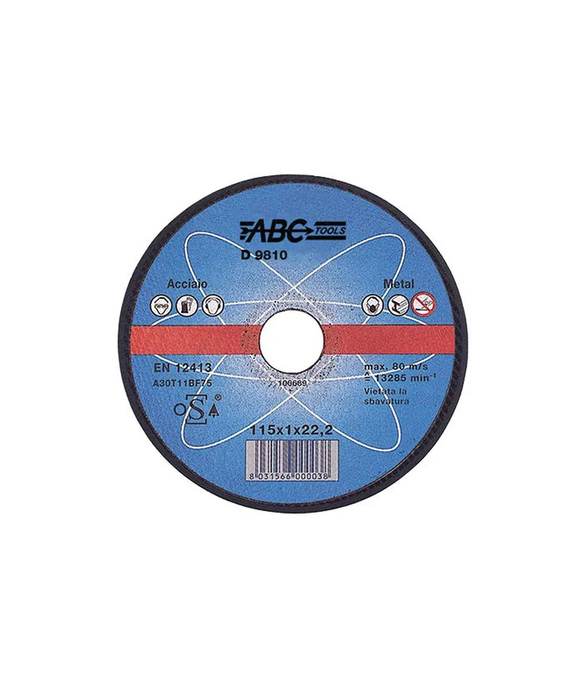 Dischi abrasivi per macchine portatili ABC TOOLS