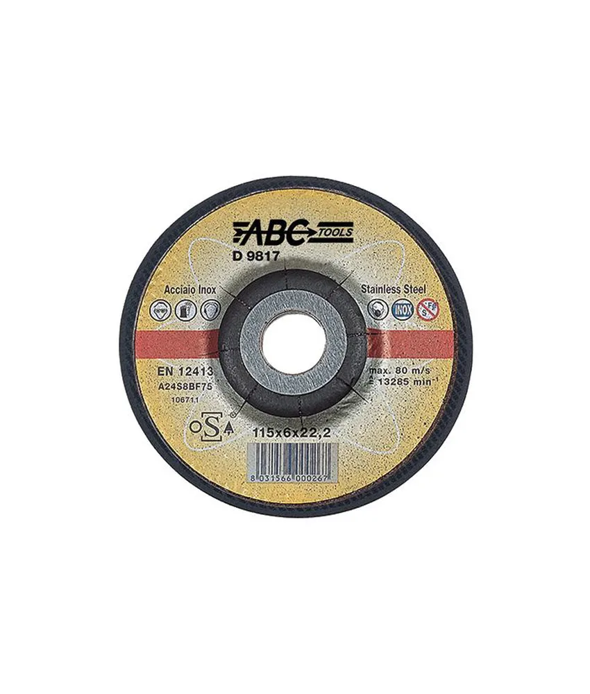 Dischi abrasivi per macchine portatili ABC TOOLS