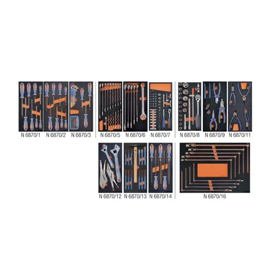 kit alloggiamenti completi di utensili ABC TOOLS