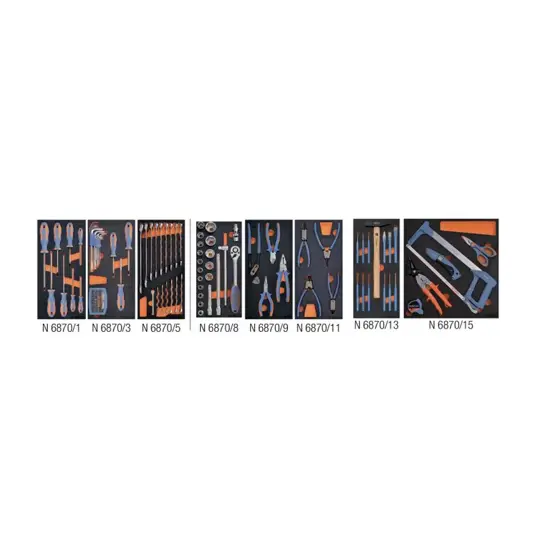 Kit alloggiamenti completi di utensili ABC TOOLS
