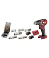 Kit trapano avvitatore con 2 batterie ricaricabili e carica batterie ABC TOOLS