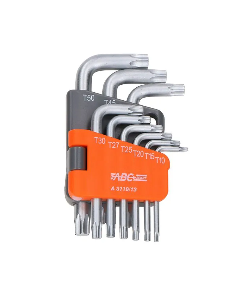Serie di chiavi maschio per viti «TORX » [sede torx] ABC SMART
