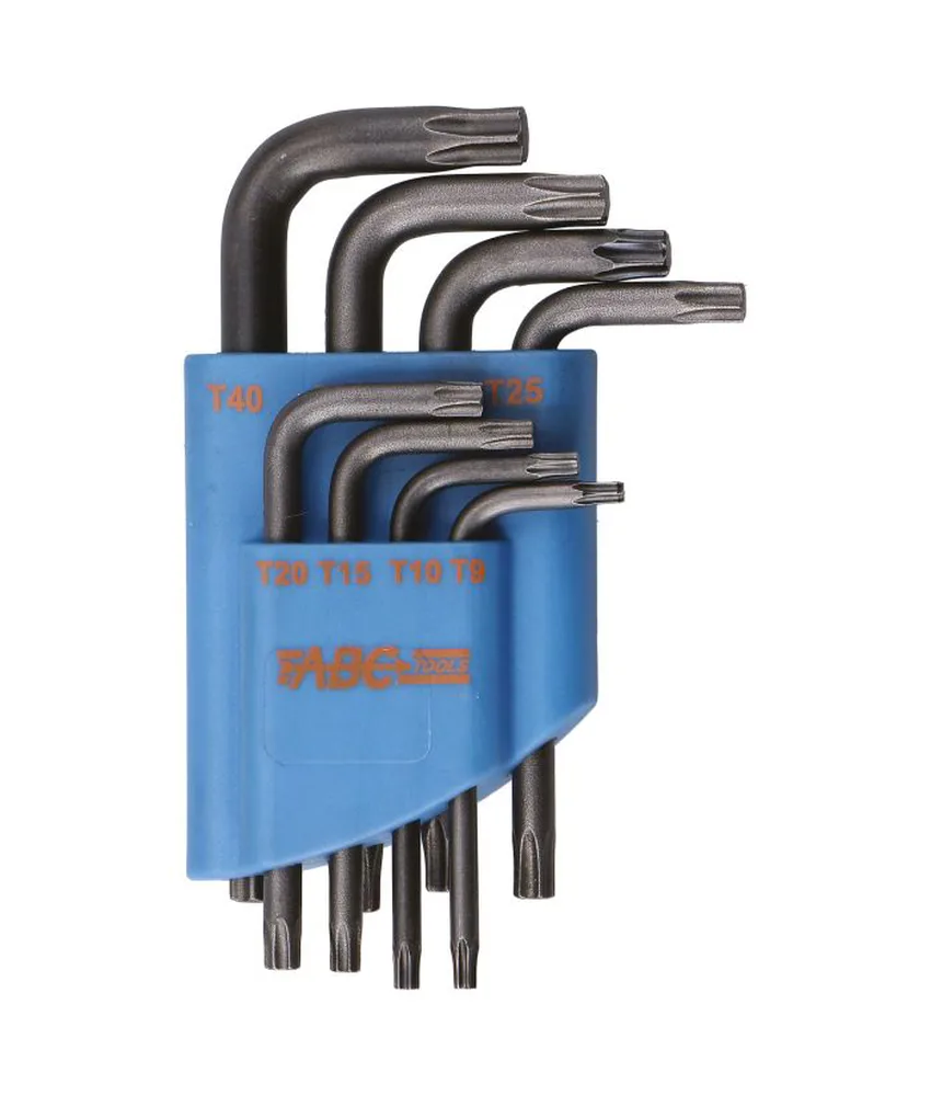 Serie di chiavi maschio per viti «TORX » [sede torx] ABC TOOLS