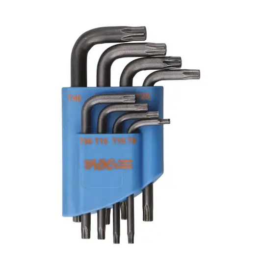 Serie di chiavi maschio per viti «TORX(R)» [sede torx] ABC TOOLS