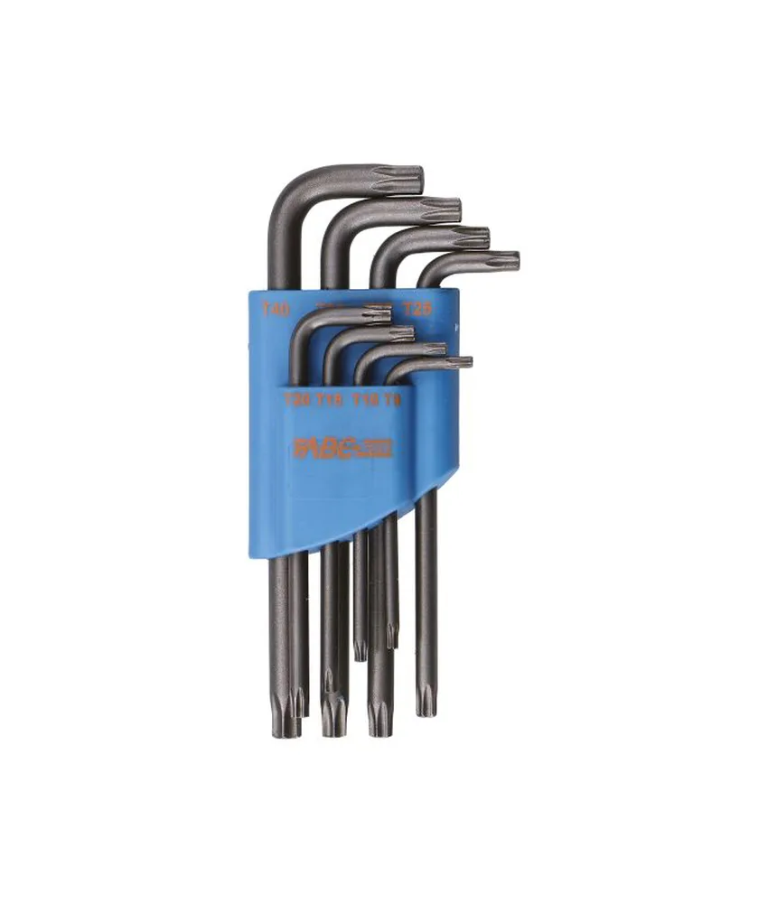 Serie di chiavi maschio per viti «TORX » [sede torx] ABC TOOLS
