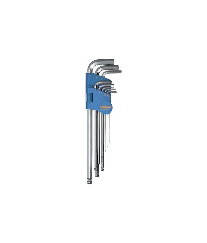 Serie di chiavi sferopoliedriche maschio esagonali [sede esagonale] ABC TOOLS