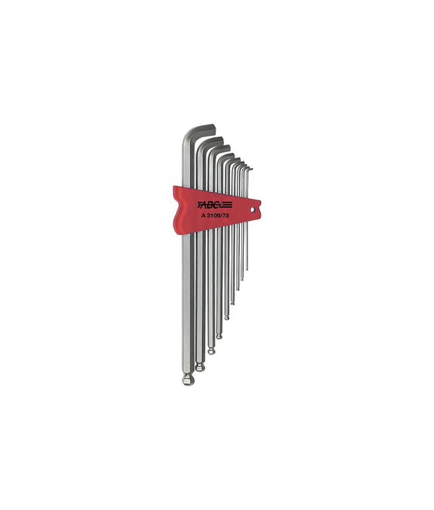 Serie di chiavi sferopoliedriche maschio esagonali [sede esagonale] ABC TOOLS