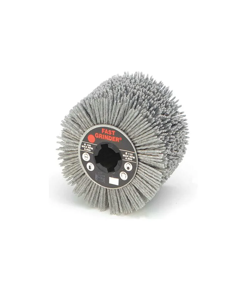 Spazzole rotative abrasive con foro