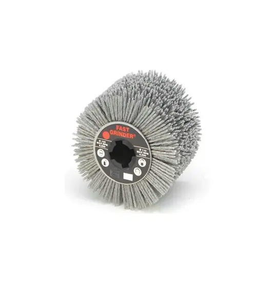 Spazzole rotative abrasive con foro
