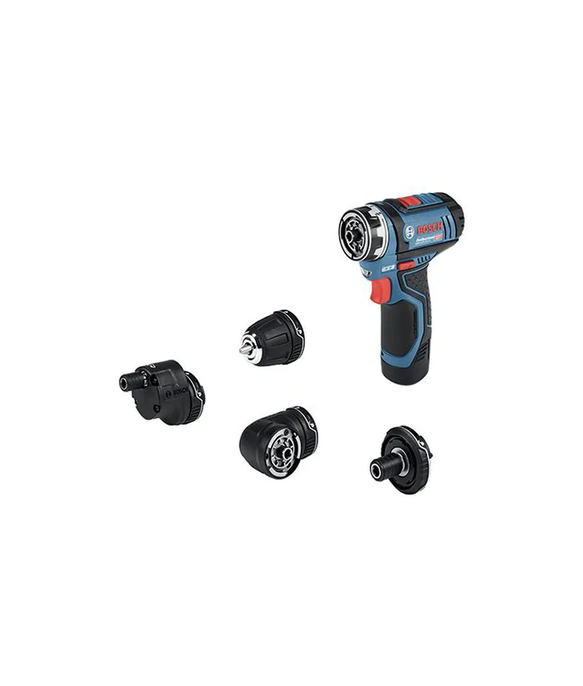 TRAPANI A BATT.12V CON 4 TESTE Bosch