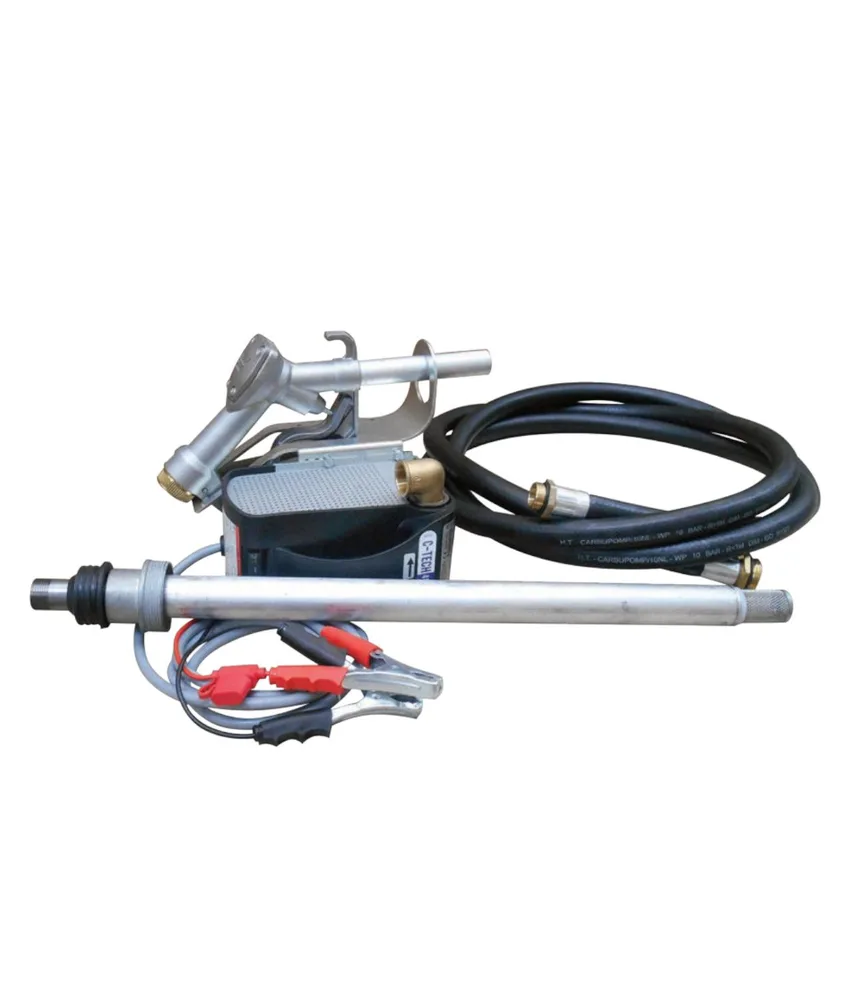 Kit di travaso completo per gasolio Adam Pumps Drum Tech, attacco fusto da 2” - portata 40 l/min - pistola manuale - pompa serie PA o DC-Tech