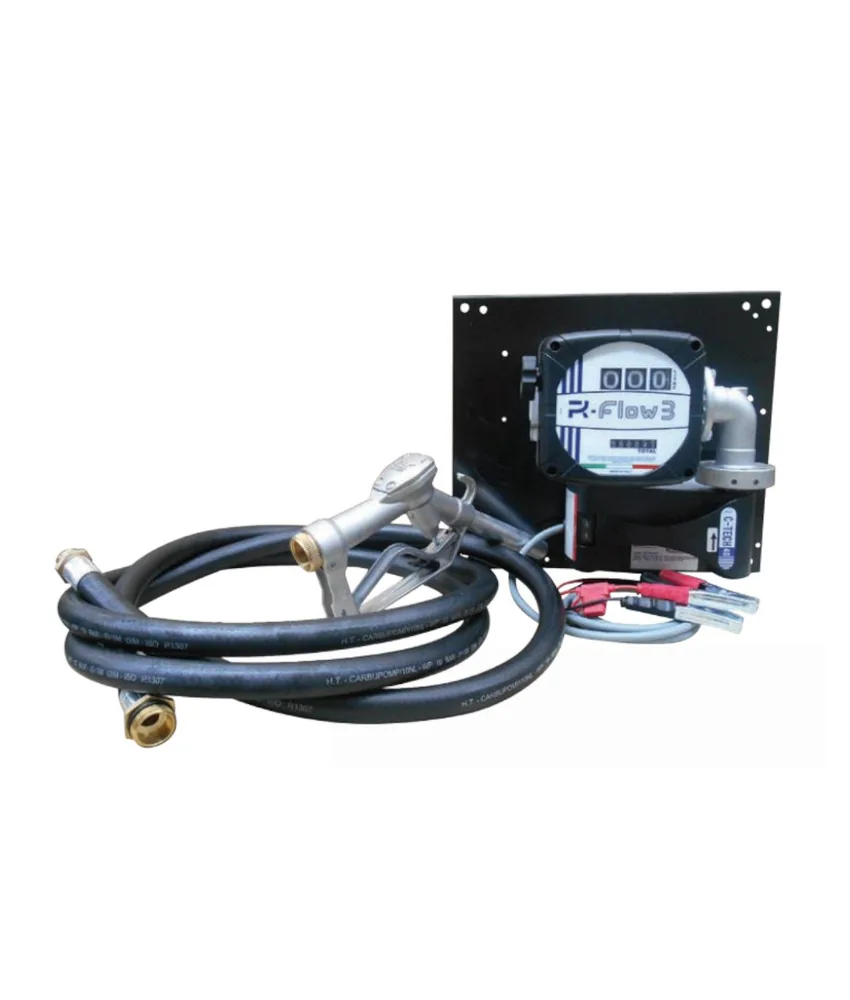 Kit di travaso completo per gasolio Adam Pumps Wall Tech, pompa serie PA, PB o DC-Tech - pistola manuale