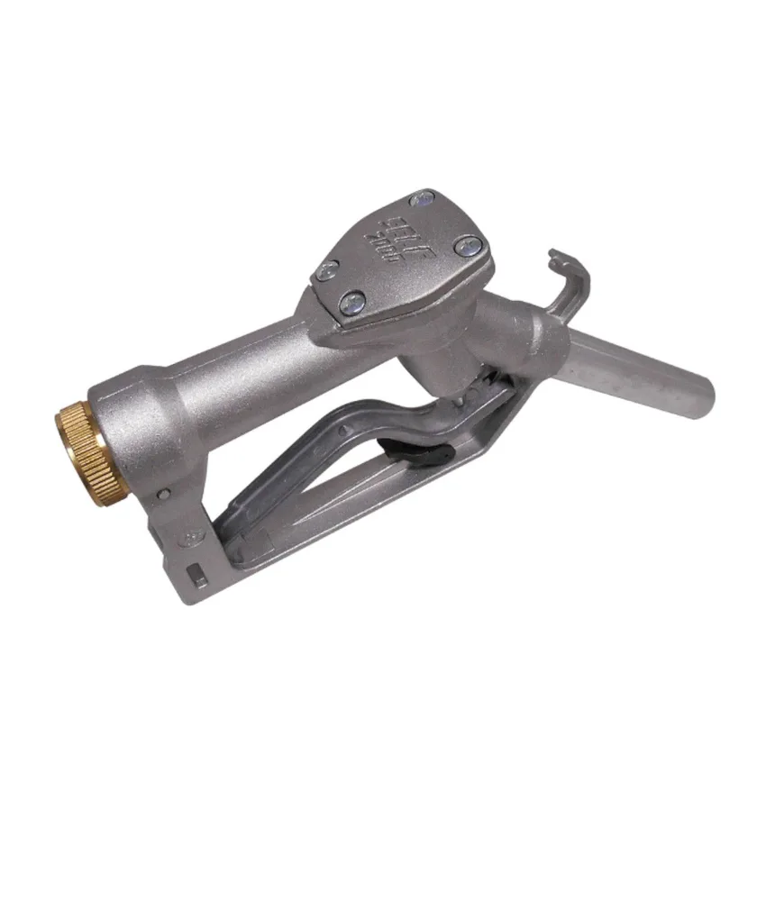 Pistola manuale in alluminio Adam Pumps SELF 2000, portata: 150L - raccordo girevole incluso: 1′′F - per gasolio