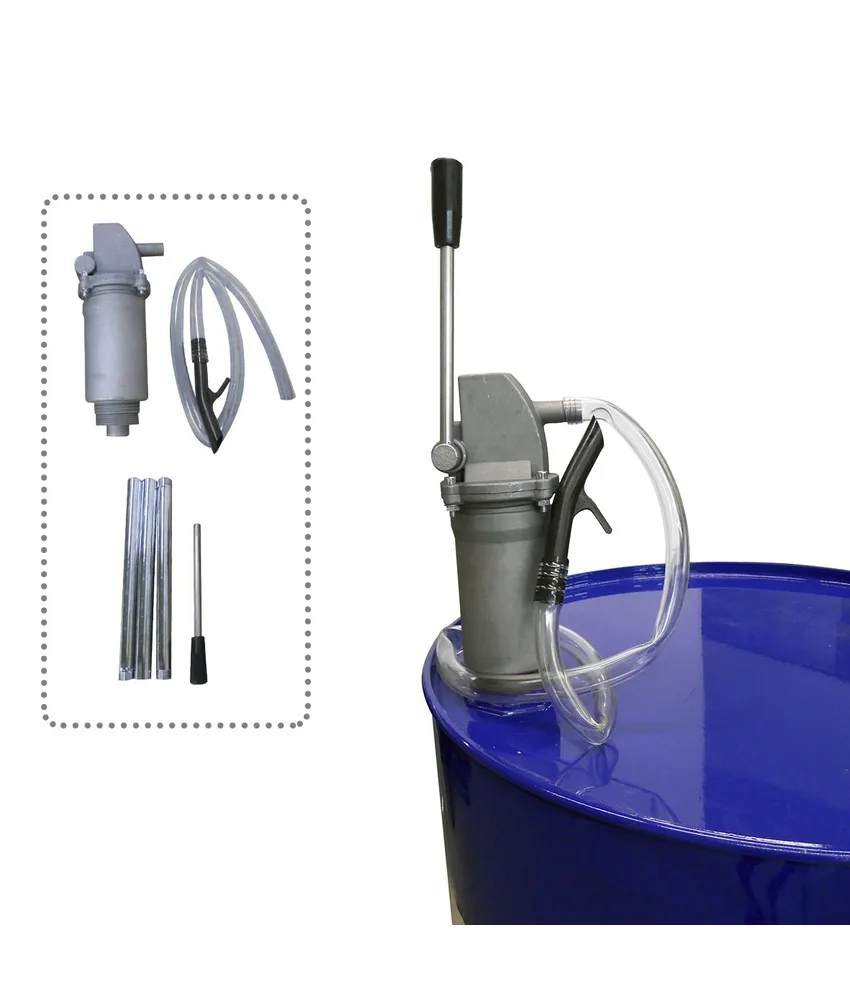 Pompa a mano a pistoni Adam Pumps, per gasolio e olio - fine tubo Ø20mm