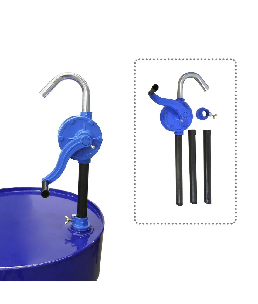 Pompa a mano rotativa Adam Pumps, per gasolio e olio - provvista di attacco filettato in uscita