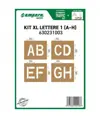 Kit dime con lettere XL dalla A alla H Ampere