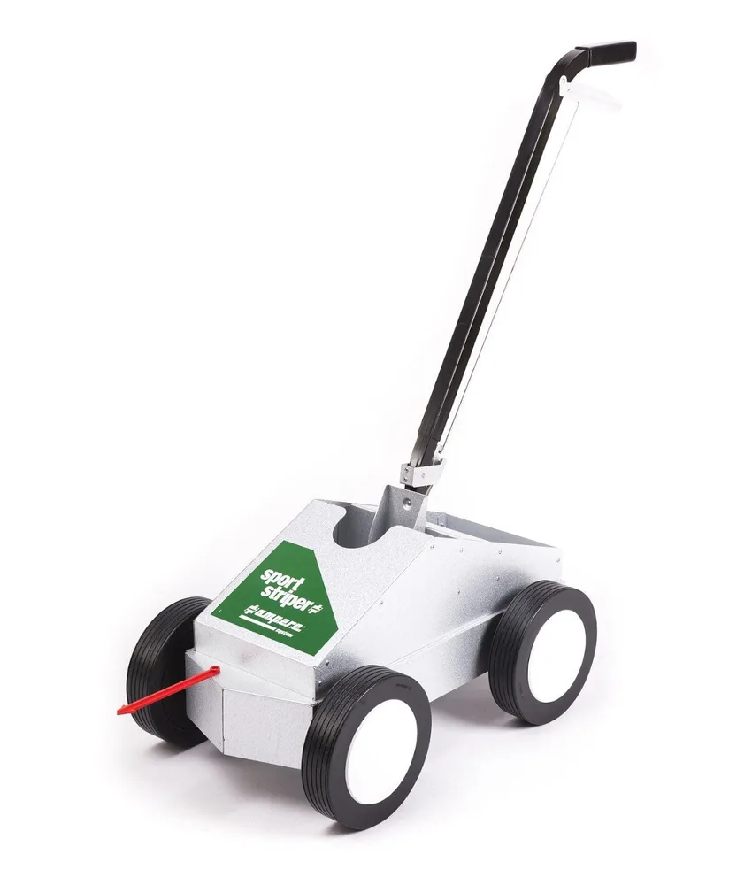 Traccialinee uso sportivo per tracciare linee su prati Ampere Sport Striper, impugnatura ergonomica - linea da 5 a 12 cm
