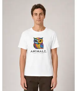T-shirt AN1MALE Koru Gufo