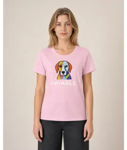 T-shirt da donna AN1MALE Luma 001 • Cane