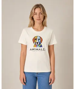 T-shirt da donna AN1MALE Luma 001 • Cane