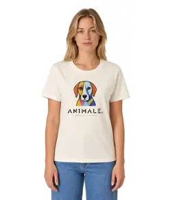 T-shirt da donna AN1MALE Luma 001 • Cane